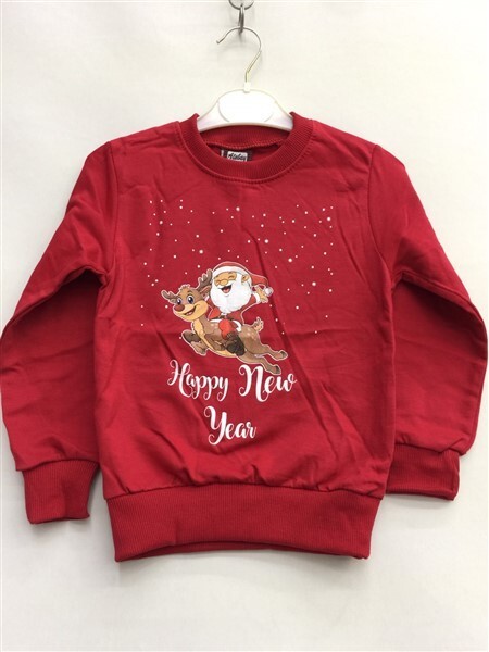 SALE -50% Kinder Winter Weihnachts Pullover Pulli Santa