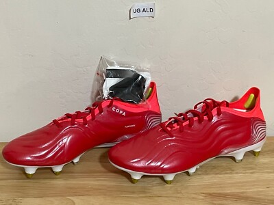 Adidas Copa Sense.1 SG Red/White Soccer Cleats Size Men's 6.5=W7.5