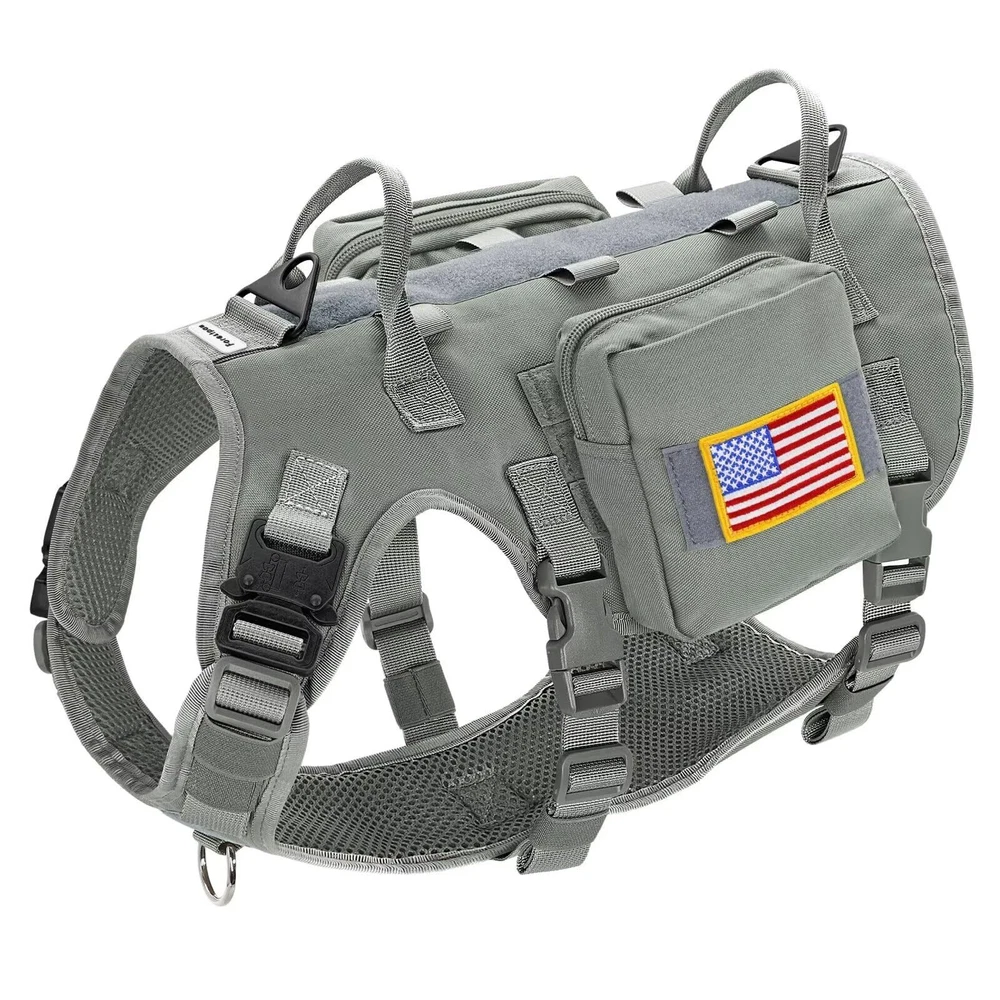 Dog Harness Medium Sized Dog,Tactical Dog Harness with Handle,No Pull Militar...