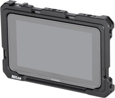 Nitze Cage for Atomos Shinobi II Monitor with Built-in Cold Shoe and NATO Rail