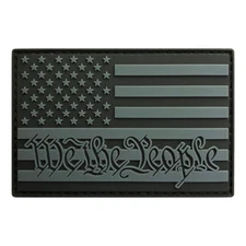 We the People USA Flag Hook Patch (PVC Rubber-MBP11A) 
