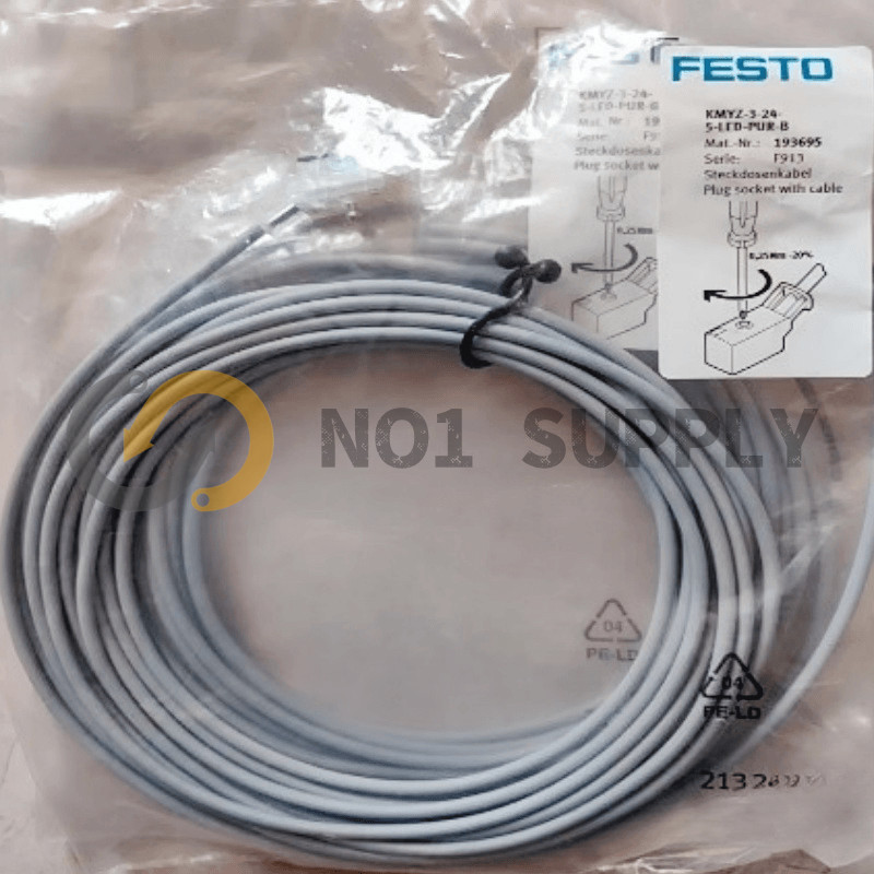 1PC NEW FESTO KMYZ-3-24-5-LED-PUR-B 193695 Connecting cable