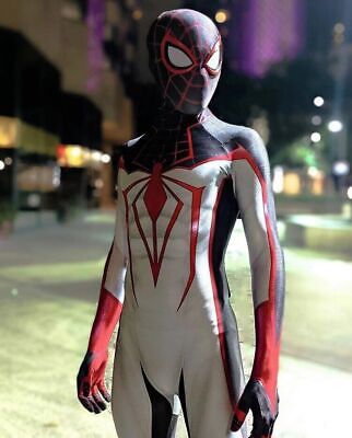 Jogo de vídeo Marvel's Spider-Man: Miles Morales 2 PS5 Peter Parker Macacão  Cosplay Máscara Descosturada / Costurada com Macacão - Costumeslive.com