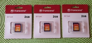 Transcend SD Karte 3 x 2GB Speicherkarte