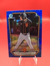 CARLOS GUTIERREZ 2026 1ST BOWMAN CHROME PROSPECT SHIMMER REFRACTOR CARD #134/150