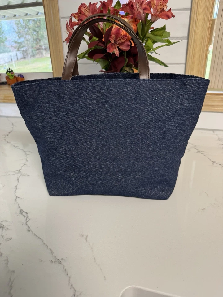 Bolso de mano Neiman Marcus Denim Foto 4 de 4