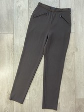 PRADA Milano Vintage Brown Side-Zip Slim Trousers Pants Made In Italy IT 44 US M
