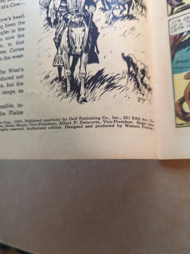 Vintage Dell Comic Book No. 6 June-Aug 1954 The Flying A's Range Rider Mid Grade - Picture 14 of 24
