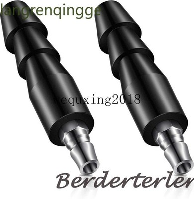 2 Pcs Vac U Lock Adapter Quick Air Connector Quick Connector Device (Black)