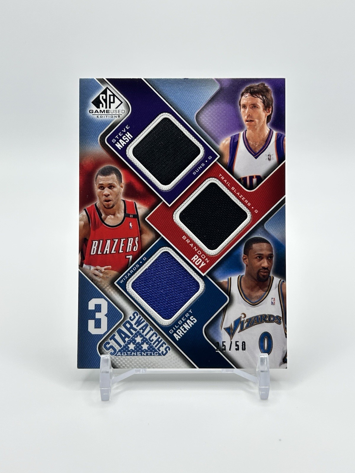 2009-10 Upper Deck SP Game Used Three Star Swatches Nash Roy Arenas #3S-NAR /50