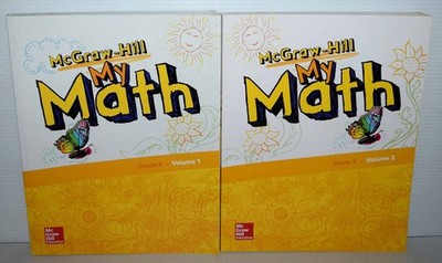McGraw Hill My Math Grade K Volume 1 & 2  Student Ed.  Home or School Set 2018