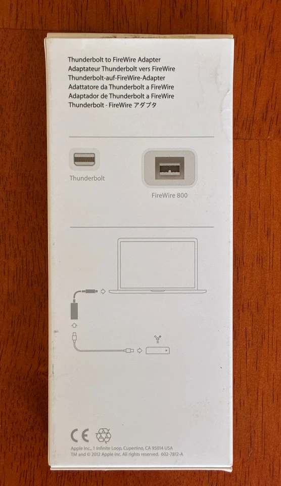 Original Apple A1463 Thunderbolt 2 to FireWire 800 FW800 Adapter (MD464LL/A) - Image 3 of 4
