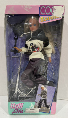VTG 90's Simba Toys Steffie Love COOL SCOOTER Doll w/Scooter Helmet*SEALED*NRFB*