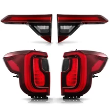 LED Tail Light For 2020-2023 GMC Acadia AT4 w/ Bulb Outer+Inner Left+Right Side