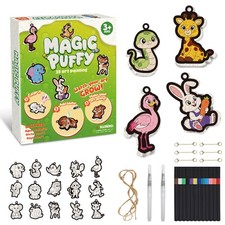 3D Art Craft Aqua Puffs Paint Kit, Magic Foam Texture Painting Kit, 15 Mess-F...