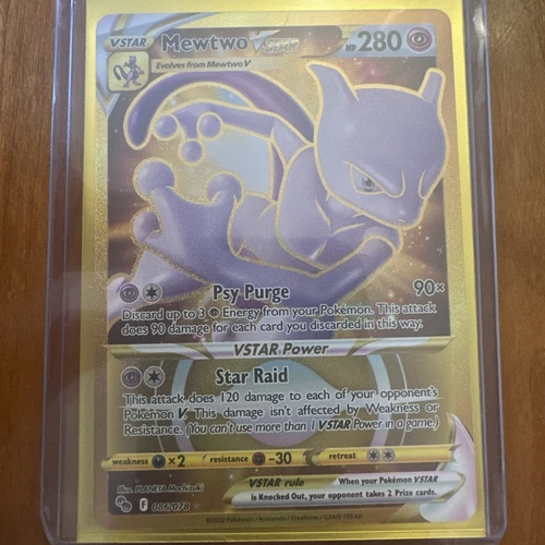 Mewtwo VSTAR (Secret) 086/078 Pokémon GO Holo