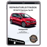 VW Golf 7 Sportsvan (18>) 5 Gang Schaltgetriebe 0A4 Werkstatthandbuch PDF Datei