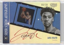 2015-16 Panini Gala Silver Screen Rookie Red Ink 6/10 Jahlil Okafor Auto 4at