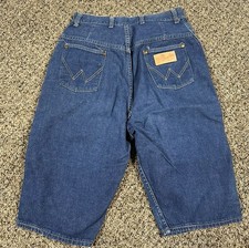 Vintage 1950s Wrangler Blue Bell Denim Bermuda Shorts Misses Size 28x12