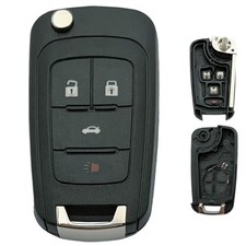 Replacement Key Fob Shell Case Fits for 2010-2019 Chevy Cruze Camaro 4 button-a