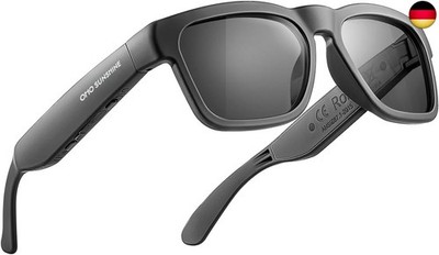 Audio Sunglasses,Voice Control and Open Ear Style Listen Music and Calls with Vo