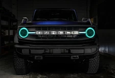 Oracle Lighting Headlight Halo Kit with DRL Bar for 2021-2023 Ford Bronco, Base