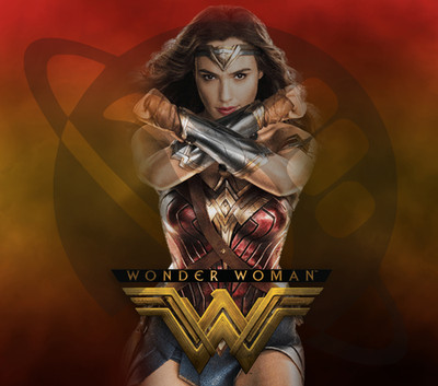 20oz Sublimation Tumbler Wrap Wonder Woman Comic Ready to Press Transfer