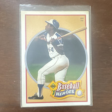 Upper Deck 1991 Baseball Heroes Hank Aaron Atlanta Braves #23 of 27 Insert