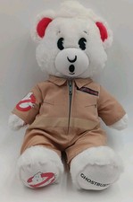 Build-A-Bear Ghostbusters 18" White Teddy Bear Plush with Jumpsuit. No Backpack