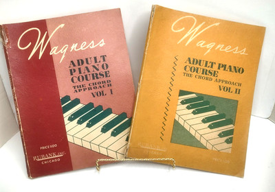 VTG Wagners Adult Piano Course The Chord Approach Vol 1 & 2 Rubank .Inc. Chicago
