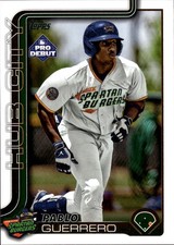 2025 Topps Pro Debut Pablo Guerrero #PD-172 Hub City Spartanburgers 29J