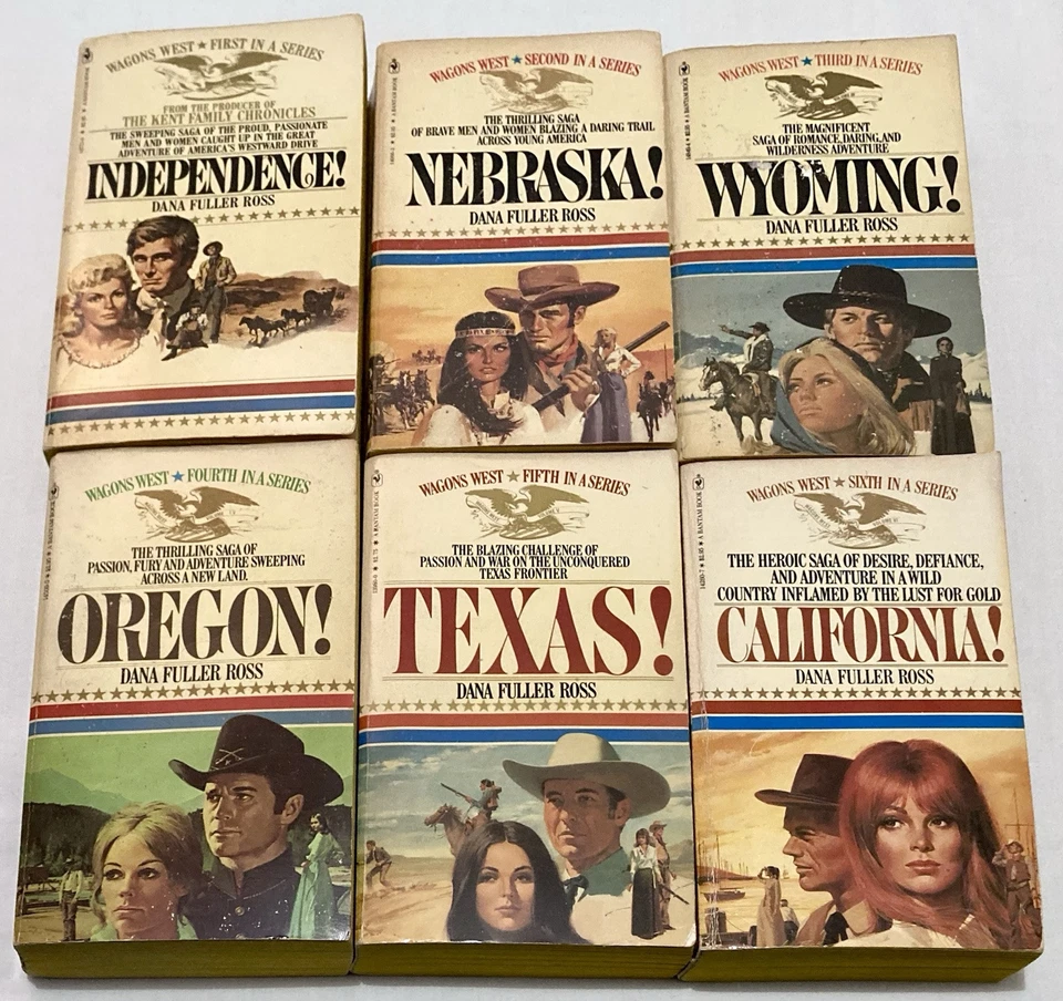 DANA FULLER ROSS Complete Set Wagon's West Paperback Book Series 1-24 Acceptable - Image 3 of 4