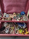VTG 50s 60s Costume Jewelry Lot 50Pcs CORO, Enamel, Pearls, Sterling SARAH COV