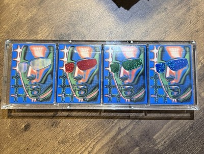 Ultra Rare Fontaine Grid Playing Cards Silver, Red, Green, And
