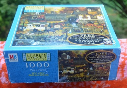 100% komp. 2004 MB PUZZLE CHARLES WYSOCKI 1000 TEILE PUZZLE - OLDE BUCK'S COUNTY - Bild 2 von 2