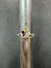3.1g VTG Sterling Silver 925 Multi Gemstone Ring Size 7.75 Jewelry Lot M