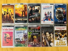 Lot Of 10 UMD Movies For PSP Sahara Doctor Who First Descent Very Good 0413