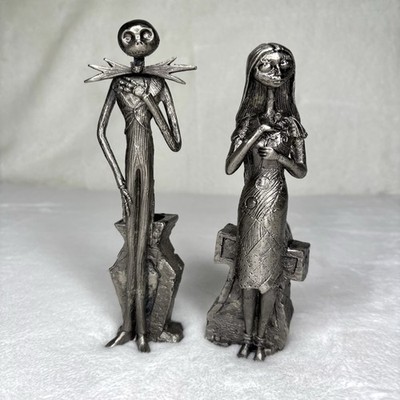 Nightmare Before Christmas Kerzenständer Jack Sally Zinn schwer Ornament Disney