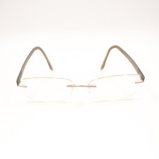 Silhouette 7607 45 6055 7608 Titanium Eyegasses 52-21-150 Rimless FRAMES ONLY