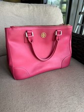 Tory Burch Hot Pink Satchel Pre-loved in good condition