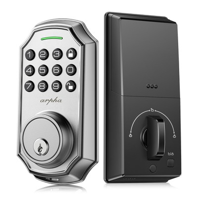 Arpha D180 Keyless Entry Door Lock, Smart Keypad Front Door Deadbolt