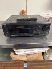 Rare Vintage Sony SLV-AV100 Vcr VHS Plus Casette Amplifier W/Remote