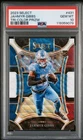 Jahmyr Gibbs 2023 Panini Select Suite Level Rookie Tri-Color /149 (PSA GEM 10)