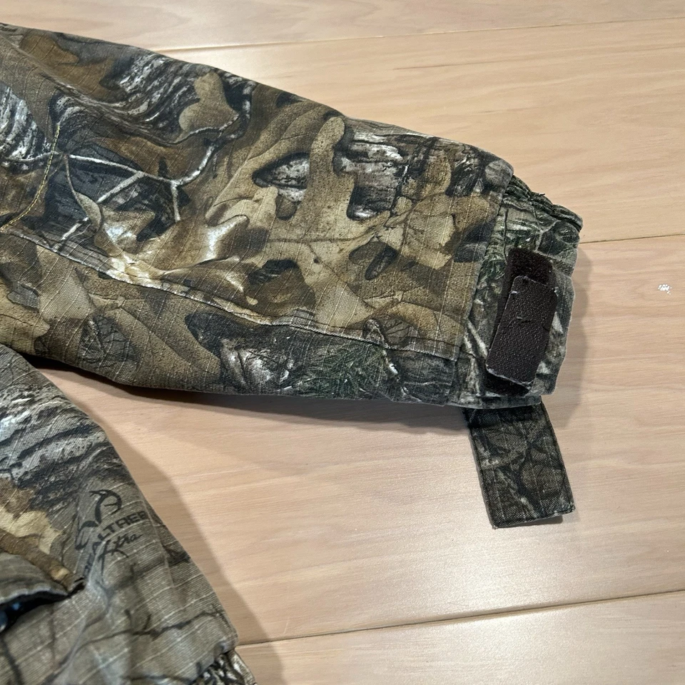 Chaqueta Bomber Realtree Xtra Cremallera Completa Con Capucha *Defecto Para Hombre XL Foto 3 de 4