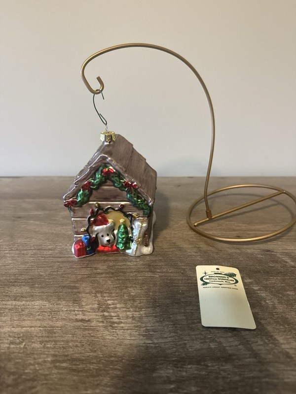 Bronner's Christmas Wonderland Ornament - Doghouse - Frankenmuth, Michigan