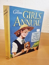 COLLINS GIRLS' ANNUAL - circa 1954  - nice book!   - w
