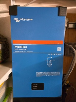 Notstromanlage Victron Inverter MultiPlus 24/2000/50 Inselbetrieb vorführbereit!
