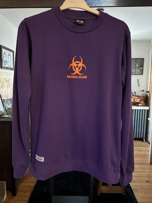 Low Key Industries Purple Long Sleeve T Shirt Biohazard Resident Evil Theme M