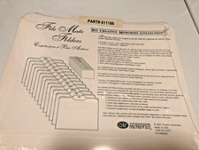 Creative Memories File Mate Folders Center Tabs White 13 Sealed New