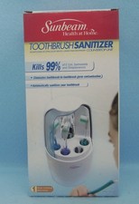 Sunbeam Toothbrush Sanitizer Countertop Model SBUV102 Health At Home New